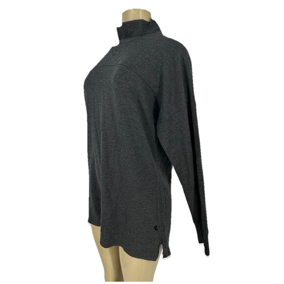 L.L.Bean Medium Women Soft Flex Mock Neck Pullover Long Sleeve Top Outdoor S021 - Picture 2 of 10